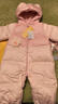 巴拉巴拉童裝嬰兒連體衣羽絨服假兩件寶寶衣服冬裝外出男童女童保暖厚時(shí)尚 曬單實(shí)拍圖