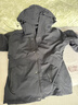 京東京造穿山甲500沖鋒衣男女防污防水三合一外套秋冬夾克 曜石黑 XL 曬單實(shí)拍圖