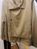 ELLE卡其色立領(lǐng)廓形短外套女2025秋季新款高級感時(shí)髦休閑獨特上衣 卡其 S 曬單實(shí)拍圖