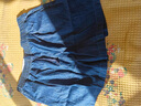 優(yōu)衣庫女裝棉質(zhì)松緊短褲/牛仔休閑居家可外穿473757 67 海藍色 S 曬單實(shí)拍圖