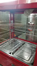DAZHIWANG保溫箱商用恒溫保溫柜小型商用加熱保溫箱臺式擺攤食品展示柜漢堡 【紅】經(jīng)典方型小3層 曬單實(shí)拍圖