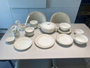 樸圖（PUTU）整套碗碟套裝家用輕奢骨瓷餐具景德鎮喬遷陶瓷碗盤(pán)喬遷之喜禮品 10人食小資格調  70頭 曬單實(shí)拍圖