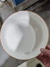 陶瓷碗家用2025新款喜慶喬遷新居碗碟餐具套裝時(shí)尚生活飯碗 時(shí)尚生活1個(gè)裝深盤(pán)【8英寸】 曬單實(shí)拍圖