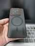 暴走適用小米14pro手機殼 小米14pro保護套 磁吸柔砂膚感透色輕薄簡(jiǎn)約撞色硬殼保護殼 柔霧黑 曬單實(shí)拍圖