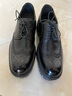紅蜻蜓正裝鞋春秋布洛克雕花厚底商務(wù)鞋大頭皮鞋WTA15140 黑色 41 曬單實(shí)拍圖