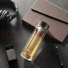 蘇泊爾（SUPOR）雙層玻璃杯茶水分離辦公泡茶杯男女出行車(chē)載水杯 送禮禮盒裝 曬單實(shí)拍圖