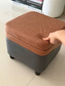 香主編實(shí)木凳子家用儲物凳收納凳沙發(fā)腳凳門(mén)口換鞋凳創(chuàng  )意拼色茶幾凳矮凳 曬單實(shí)拍圖