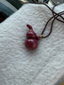 靈菲朱砂葫蘆吊墜男女款精致掛墜馬年本命年騏驥紅項鏈生日禮物附證書(shū) 曬單實(shí)拍圖