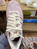 adidas瑪麗貓聯(lián)名「T頭鞋」GAZELLE BOLD厚底板鞋阿迪達斯三葉草 淺粉/漢玉白/柔和棕   36.5 曬單實(shí)拍圖