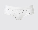 優(yōu)衣庫女裝莫代爾混紡短褲/低腰三角內褲480913 01 乳白色 L 曬單實(shí)拍圖