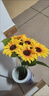 立始向日葵仿真太陽(yáng)花束室外裝飾擺件餐桌室內拍照假花干花塑料客廳 仿真向日葵【 花朵直徑約10厘米】 10支裝【45cm】 曬單實(shí)拍圖