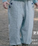 white wheat兒童2025冬季新款不倒絨褲子男女童運動(dòng)寶寶加絨束腳褲 花灰 110 曬單實(shí)拍圖