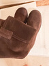 百麗女鞋周游世界絨面西部靴冬季美拉德短筒靴E6G2DDZ5 啡色 38 曬單實(shí)拍圖