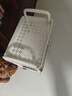 歐潤哲 小推車(chē)置物架落地廚房移動(dòng)零食浴室臥室收納儲物架25cm寬雙層 曬單實(shí)拍圖