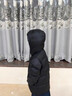 駱駝（CAMEL）【云絨-LT】童裝秋冬加絨加厚兒童羽絨服防風(fēng)外套男女童親子裝 幻影黑 150 【絨子含量高達90%】 曬單實(shí)拍圖