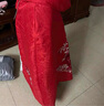 女童冬季喜慶保暖加厚斗篷長(cháng)款外套中國風(fēng)女寶寶超仙漢服披風(fēng)冬款 酒紅色 150 (XL) 碼 曬單實(shí)拍圖