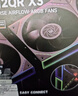 利民（thermalright）TL-M12Q X3 12cm純黑風(fēng)壓扇 無(wú)線(xiàn)材拼接機箱風(fēng)扇 積木風(fēng)扇 2000轉速PWM  幻彩無(wú)限鏡框  曬單實(shí)拍圖