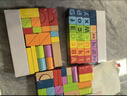 Hape(德國)進(jìn)口山毛櫸木質(zhì)玩具80粒數字字母積木寶寶元旦禮物E8022 曬單實(shí)拍圖