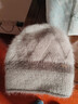 九州絲羽松鼠絨雙層針織中老年媽媽冬季堆堆帽女士編織保暖帽秋冬帽子女 燕麥色 拼接雙層保暖帽 均碼 曬單實(shí)拍圖