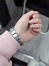 BJYL人體無(wú)線(xiàn)防靜電手環(huán)冬天靜電消除釋放腕帶情侶手鏈男女汽車(chē)抗靜電 【銀金色】+手鏈調節器 曬單實(shí)拍圖