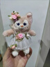 迪士尼（DISNEY）迪士尼掛件玲娜貝兒掛件毛絨公仔書(shū)包掛件鑰匙扣情人節生日禮物 頭花紗裙玲娜貝兒【正品掛件+定制衣服】 【樂(lè )園代購 現貨秒發(fā)】 曬單實(shí)拍圖