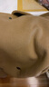 皮爾卡丹（pierre cardin）雙面絨大衣女中長(cháng)款2025年冬季新款小個(gè)子洋氣質(zhì)收腰短款毛呢外套 駝色色 （有內衫 ） XL 105~115斤 曬單實(shí)拍圖