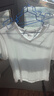 七匹狼短袖男純棉t恤男V領(lǐng)打底衫100%全棉小白t透氣舒適打底衫 曬單實(shí)拍圖