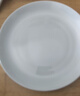 MUJI骨瓷 碟  餐具 家用 蘸碟 口徑200mm*高24mm 曬單實(shí)拍圖