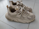 貴人鳥(niǎo)老爹鞋男厚底增高休閑男鞋透氣減震運動(dòng)鞋子男 卡其色   41    曬單實(shí)拍圖