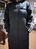 adidas李現同款 三條紋羽絨服 防風(fēng)保暖鴨絨長(cháng)款連帽男裝阿迪達斯   黑色   S 曬單實(shí)拍圖