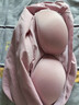女純棉帶胸墊背心免文胸內衣抹胸罩杯一體吊帶瑜伽外穿打底上衣 豆粉色 XL （110-120斤） 曬單實(shí)拍圖