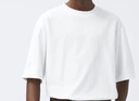 優(yōu)衣庫男女裝大師T AIRism寬松圓領(lǐng)T恤五分袖短袖475355 465185 475355/00白色 L 曬單實(shí)拍圖