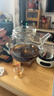 北大史（BEIDASHI）玻璃茶壺泡茶壺耐熱玻璃彩把花茶壺綠茶壺玻璃壺功夫小茶壺單壺 品茗壺260ML 曬單實(shí)拍圖