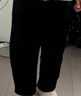 森馬（Semir）休閑褲女冬季發(fā)熱抑菌抓絨寬松彎刀褲2025潮酷香蕉褲109725127008 曬單實(shí)拍圖