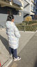 笛莎（DEESHA）童裝女童羽絨服2025秋冬款女孩珠光亮面中長(cháng)款羽絨服保暖防寒 曬單實(shí)拍圖