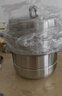 康巴赫蒸鍋304不銹鋼蒸籠食品級雙層湯鍋家用蒸煮燉燃氣灶電磁爐通用 【升級防燙｜加厚304】 3層 30cm 曬單實(shí)拍圖