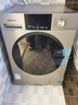 松下（Panasonic）滾筒洗烘一體洗衣機10公斤大容量變頻節能 除菌除螨羽絨空氣羊毛洗泡沫凈XQG100-ND1MT 曬單實(shí)拍圖