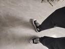 匡威（Converse）官方 莫爾登All Star帆布運動(dòng)休閑板鞋黑色A00811C A00811C 40 曬單實(shí)拍圖