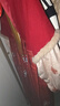 小豬班納（PEPCO）漢服女童冬中國風(fēng)古裝冬季拜年服唐裝女孩兒童古風(fēng)裙子 紅色 150 曬單實(shí)拍圖