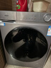 海爾（Haier）滾筒洗衣機全自動(dòng)10KG 25年新品丨洗烘一體帶烘干 超薄+雙渦旋自清潔+沖浪洗+一級變頻XQG100-H27E 曬單實(shí)拍圖