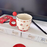 貞嘻新婚禮物杯子一對訂婚結婚禮物實(shí)用送新人情侶水杯陶瓷馬克杯喜字 喜歡對杯禮盒【杯+蓋+勺】 曬單實(shí)拍圖