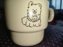 可愛(ài)卡通小狗疊疊杯宿舍辦公室家用喝水杯學(xué)生咖啡牛奶早餐馬克杯 咖色薩摩小狗疊疊杯 1個(gè) 300ml 狗狗咖啡疊疊杯 曬單實(shí)拍圖