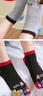 浪莎2023新品秋款五指襪男女純棉卡通冬厚短筒情侶大碼分腳趾防臭襪子 短筒彩指卡通B款4色混色 均碼 2雙裝(適合鞋碼35-43碼) 曬單實(shí)拍圖