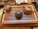 茶藝貴族優(yōu)選花梨中盛水功夫茶盤(pán)實(shí)木家用辦公室蓄水小型茶托盤(pán)不含茶具 曬單實(shí)拍圖