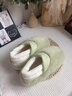 日本月子鞋冬季孕產(chǎn)婦保暖加絨加厚底產(chǎn)后防滑棉拖鞋軟底包跟鞋 蘋(píng)果綠 35-36 36-37(適合) 曬單實(shí)拍圖