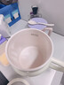 JIEXG養生壺熱牛奶杯養生杯煮花茶小型辦公室燒水熱奶神器 一人電燉杯  濾網(wǎng)款【燉煮+陶瓷釉膽】 0.8L 曬單實(shí)拍圖