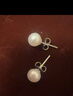 周大生【新年禮物】淡水珍珠耳釘925銀耳飾高級簡(jiǎn)約送女友珠徑約7-7.5mm 曬單實(shí)拍圖