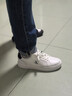 Calvin KleinJeans【新年禮物】26早春男士復古潮流ck字母休閑運動(dòng)小白鞋板鞋 01W-白色/黑色 42 曬單實(shí)拍圖