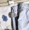 舒貝怡嬰兒衣服兒童內衣套裝純棉寶寶睡衣春夏款分體家居服秋衣褲藍90 曬單實(shí)拍圖