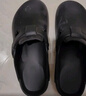 稻草人棉拖鞋男士勃肯鞋居家用一腳蹬加絨秋冬戶(hù)外穿防滑情侶女 黑42-43 曬單實(shí)拍圖